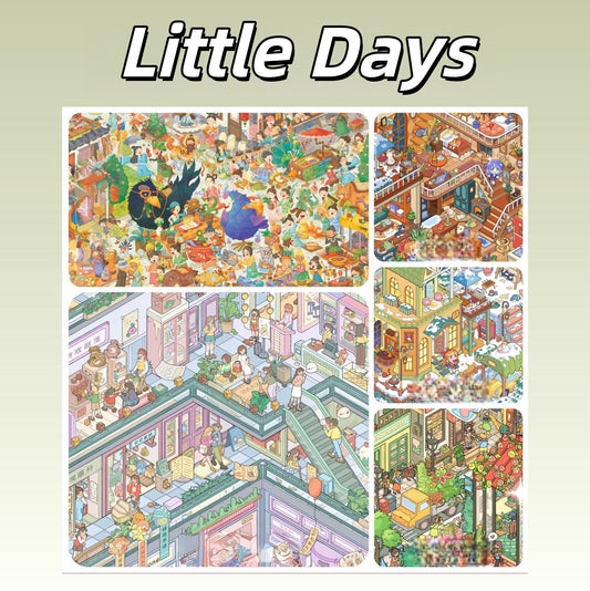Little Days 3D Sticker | 5 Cute Miniature Scenes