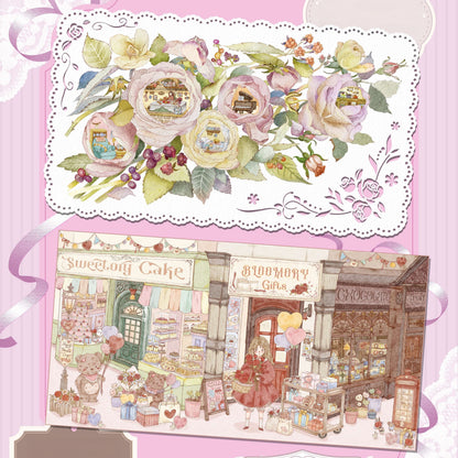 Floral Fables 3D Sticker | 2 Cute Miniature Scenes