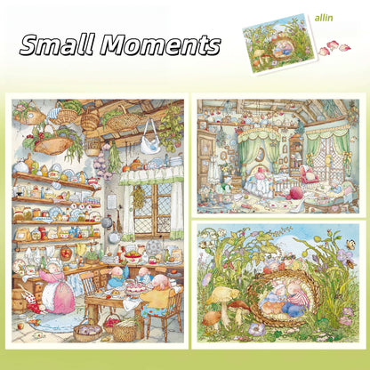 Small Moments 3D Sticker | 3 Cute Miniature Scenes