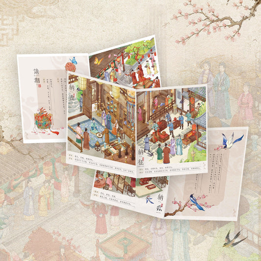 Three Wedding Letters 3D Sticker | 3 Cute Miniature Scenes