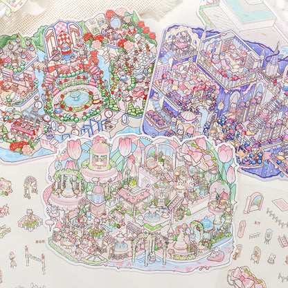 Starry Fairy Tale 3D Sticker | 3 Cute Miniature Scenes