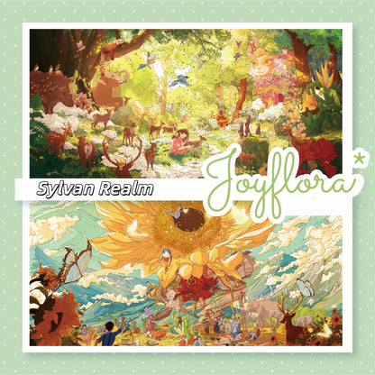 Sylvan Realm 3D Sticker | 2 Cute Miniature Scenes