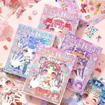 Girl’s Makeup 3D Sticker Book