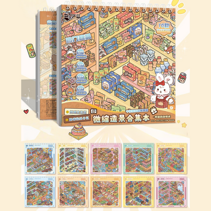Shelf Display 3D Sticker Book