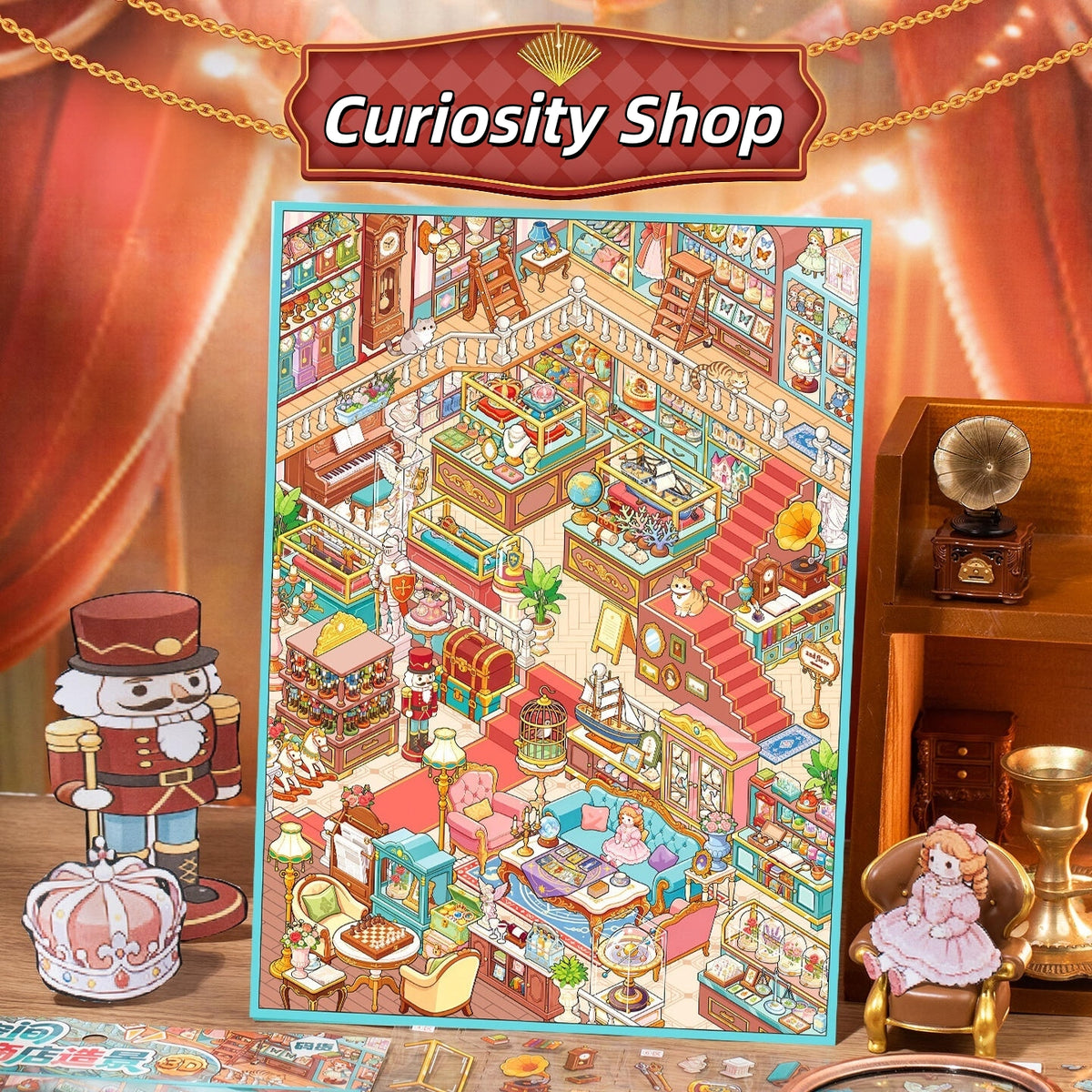 Curiosity Shop 3D Sticker