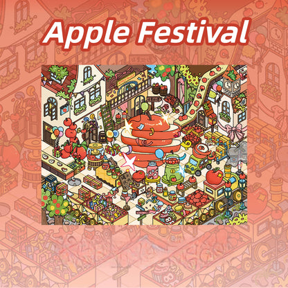 Fabletown 3D Sticker | 4 Cute Miniature Scenes