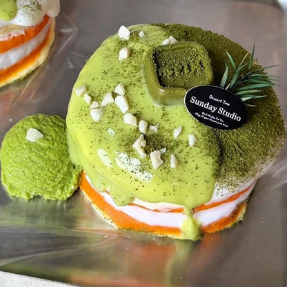 Matcha Ice Cream Pancake Squishy