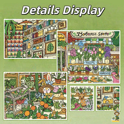 Forest Plant General Store 3D Sticker