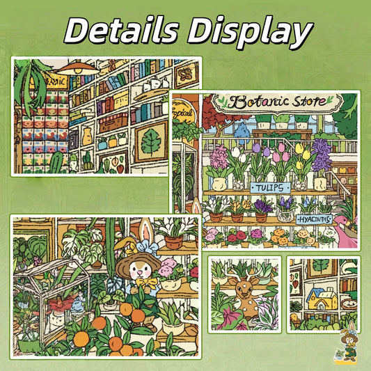 Forest Plant General Store 3D Sticker