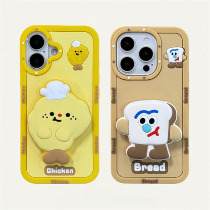 Drumstick Chef & Bread Stand Silicone Phone Case