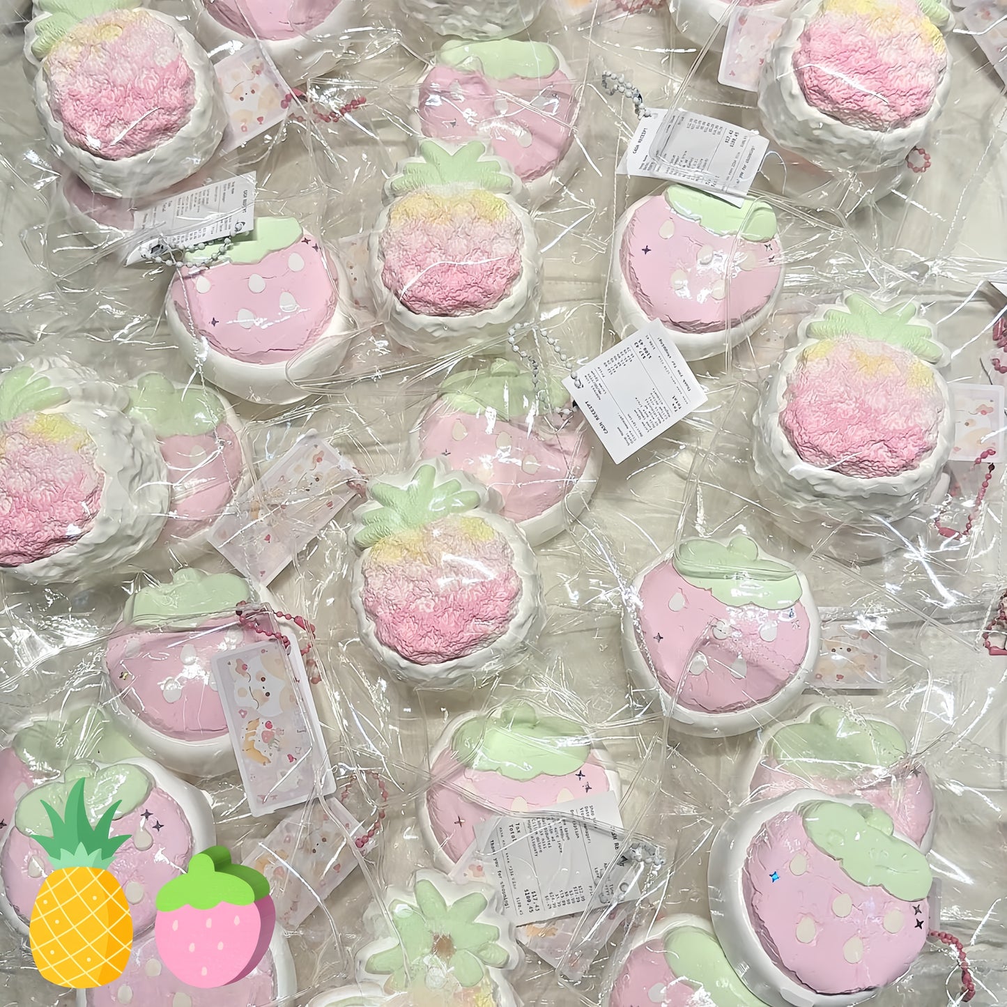 Mixed Fruit Cake Squishy