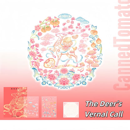 Year of Blessings 3D Sticker | 2 Cute Miniature Scenes