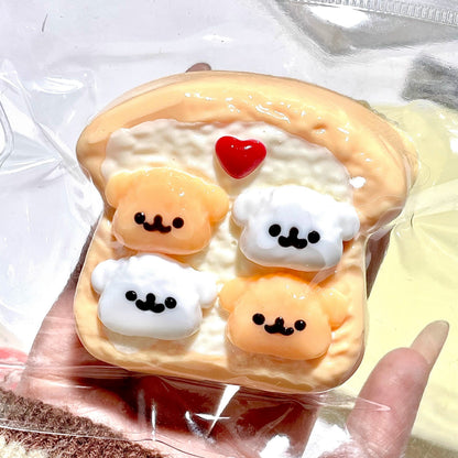 Line Puppy Toast Squishy