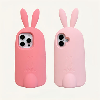 Big Rabbit Standing Silicone Phone Case