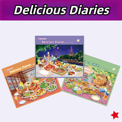 Delicious Diaries 3D Sticker | 3 Cute Miniature Scenes