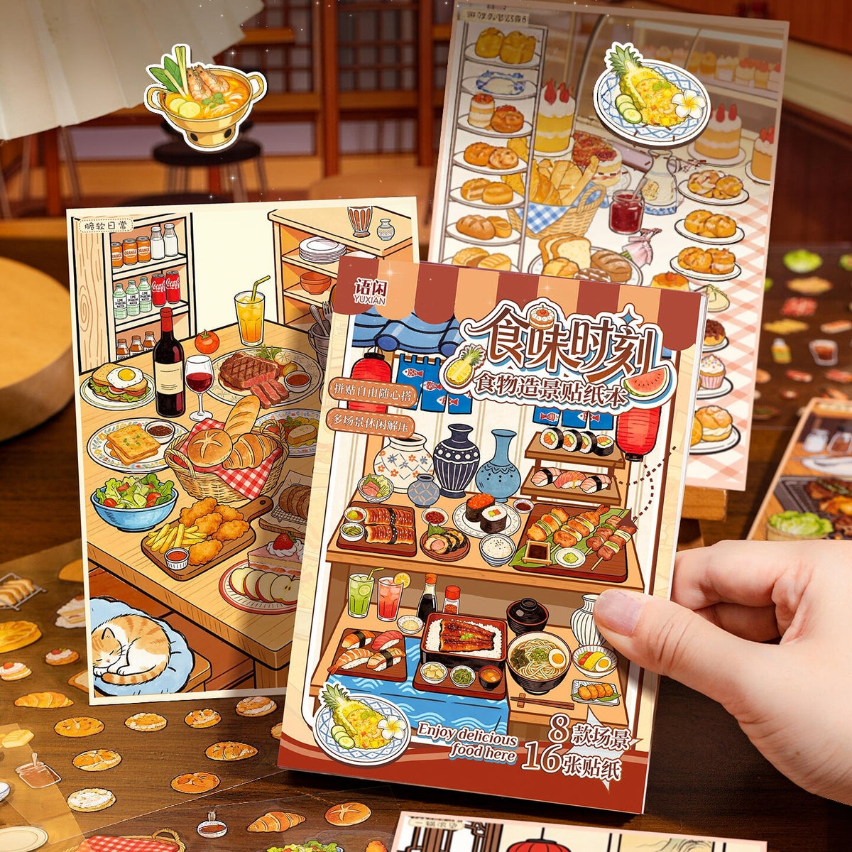 Tasty Platter 3D Sticker Book