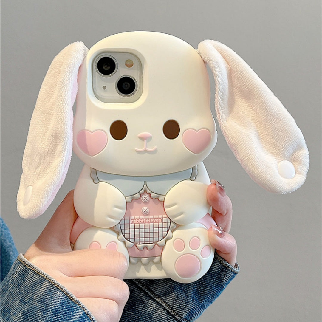 Long-Eared Rabbit Silicone Phone Case