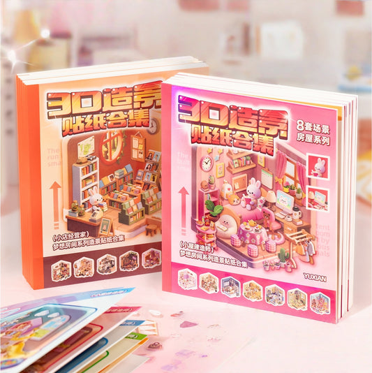 Tiny Animal Wonders 3D Sticker Book