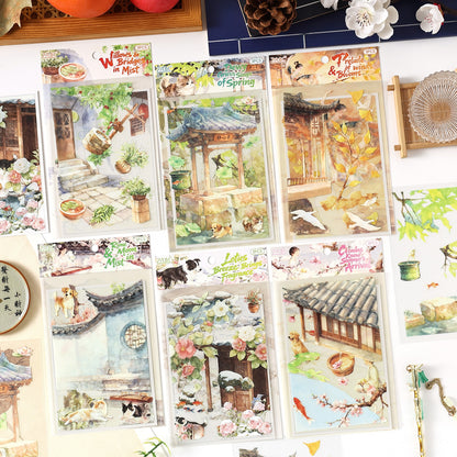 Leisure Daily 3D Sticker | 6 Cute Miniature Scenes
