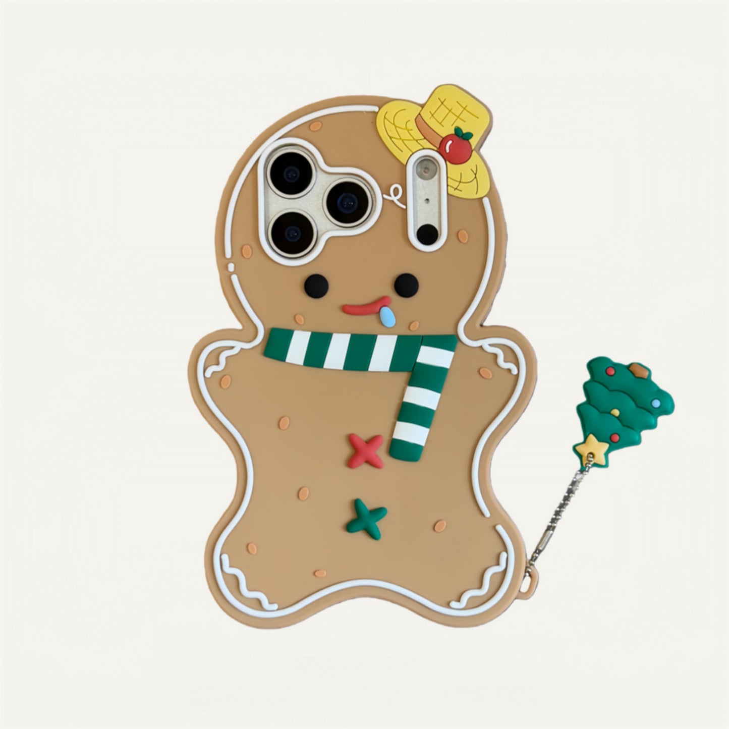Gingerbread Man Silicone Phone Case