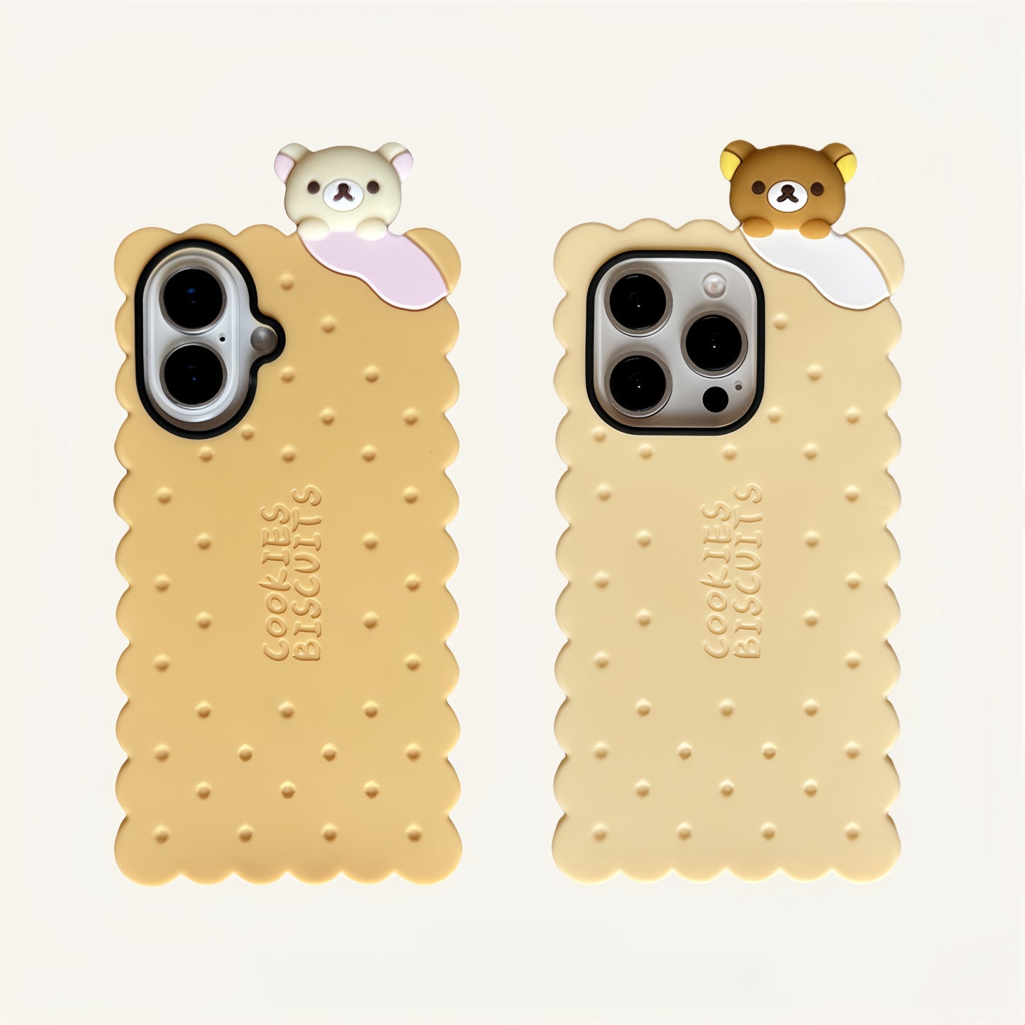 Little Bear Biscuit Silicone Phone Case