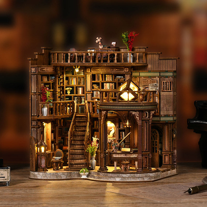 Dream Book Hall DIY Miniature House - English Instructions