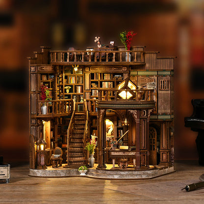 Dream Book Hall DIY Miniature House - English Instructions