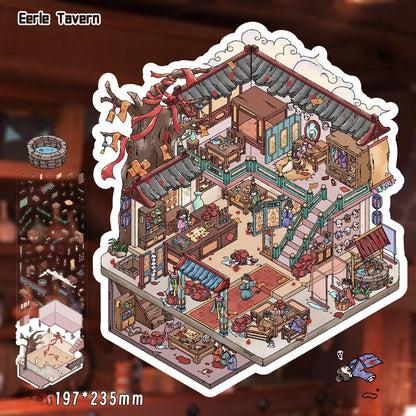 Eerie Tavern 3D Sticker