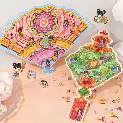 Antique Restoration 3D Sticker | 5 Cute Miniature Scenes