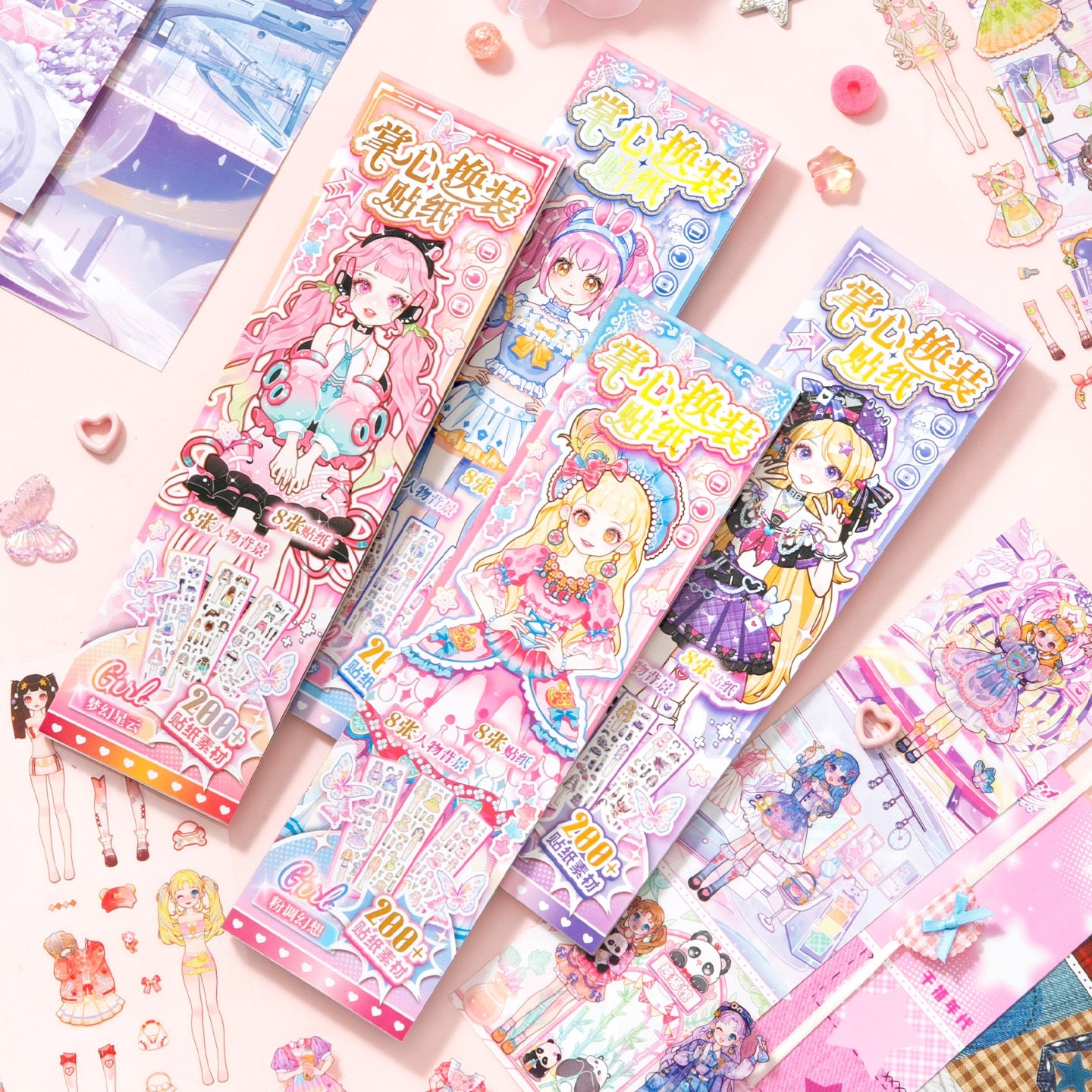 Palm-Sized Dress Up 3D Sticker Book