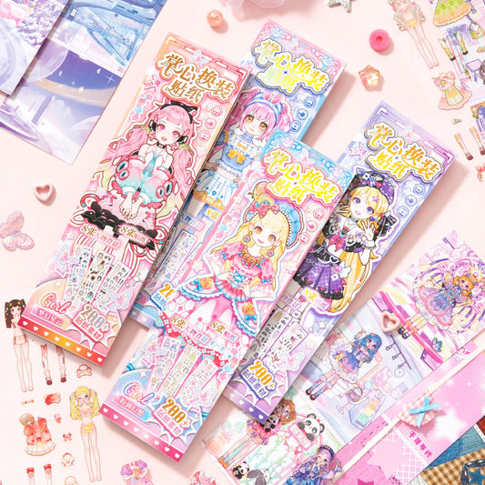 Palm-Sized Dress Up 3D Sticker Book