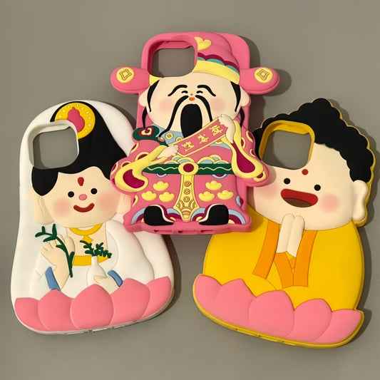 God of Fortune Silicone Phone Case