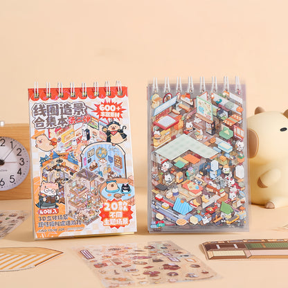 Paw Shops 3D Sticker Book