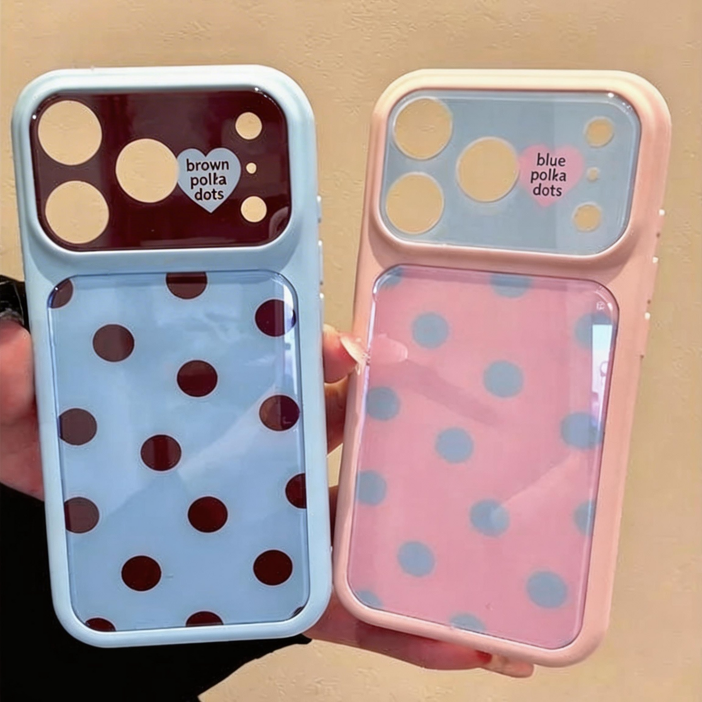 Polka Dots Acrylic Phone Case