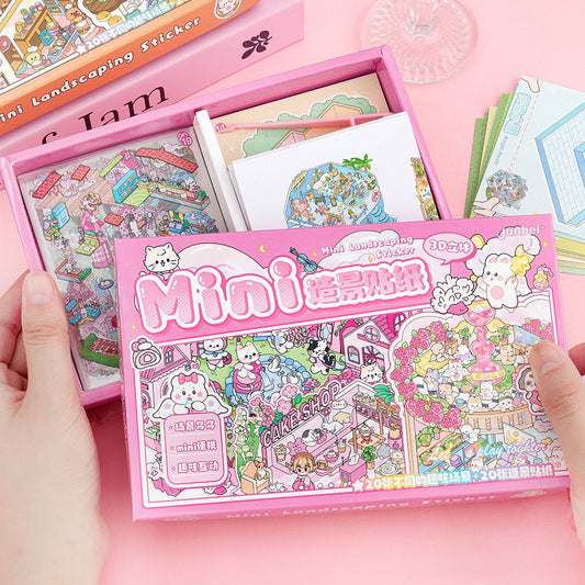 Dreamy Homes 3D Sticker Book