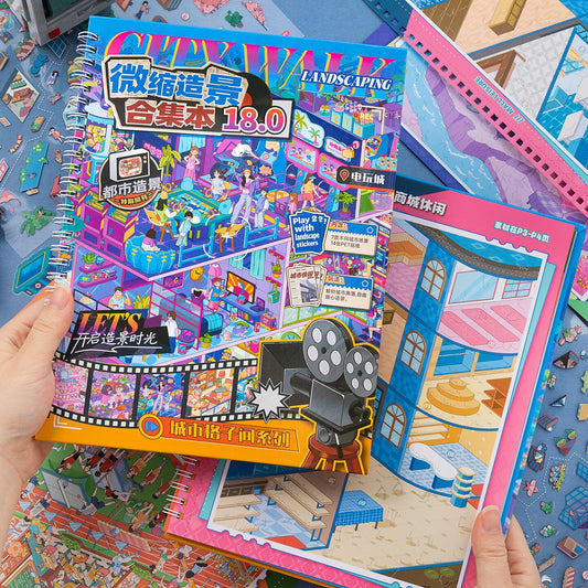 City Cubicle 3D Sticker Book