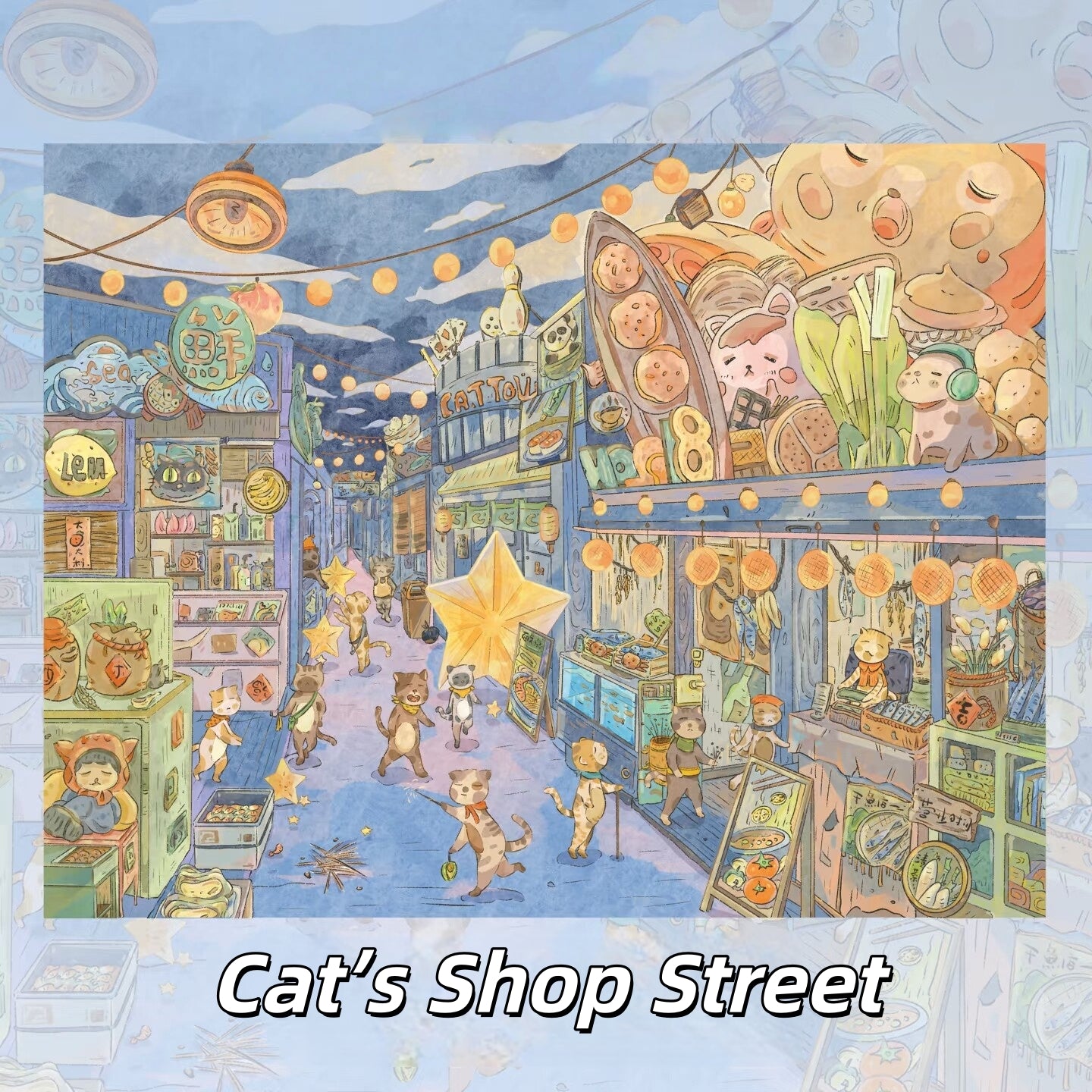 Magic World 3D Sticker | 4 Cute Miniature Scenes