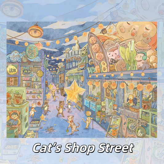 Magic World 3D Sticker | 4 Cute Miniature Scenes