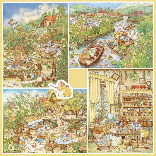 Little Joys 3D Sticker | 4 Cute Miniature Scenes