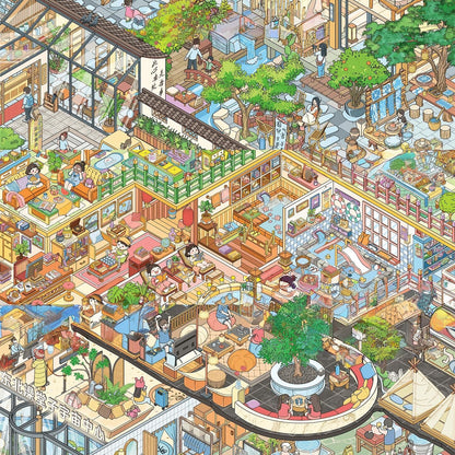 Leisure Daily 3D Sticker | 3 Cute Miniature Scenes
