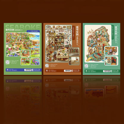 Wonder Life 3D Sticker | 3 Cute Miniature Scenes