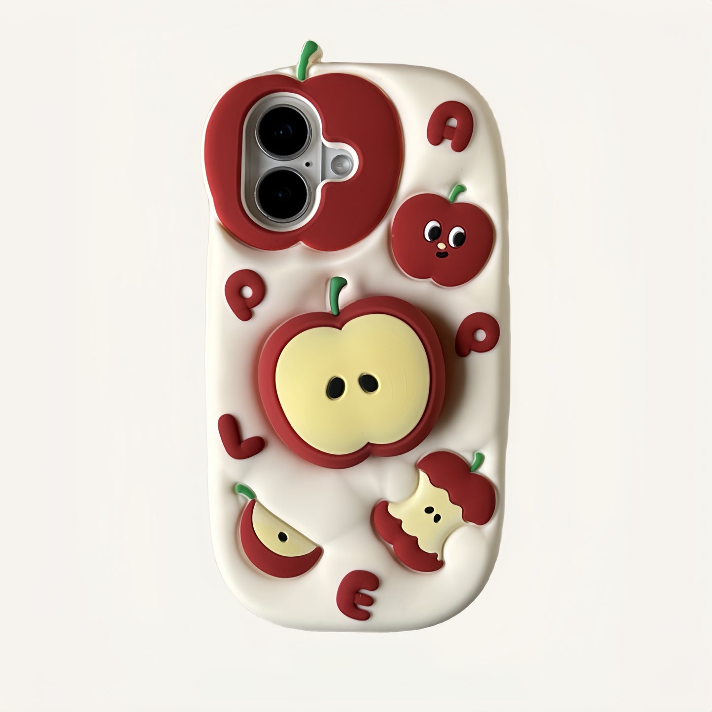 Sweet Little Apple Stand Silicone Phone Case