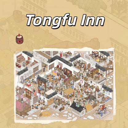 Tongfu Inn 3D Sticker