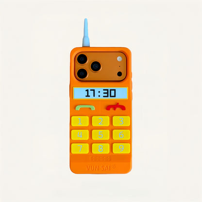 Orange Brick Phone Silicone Phone Case