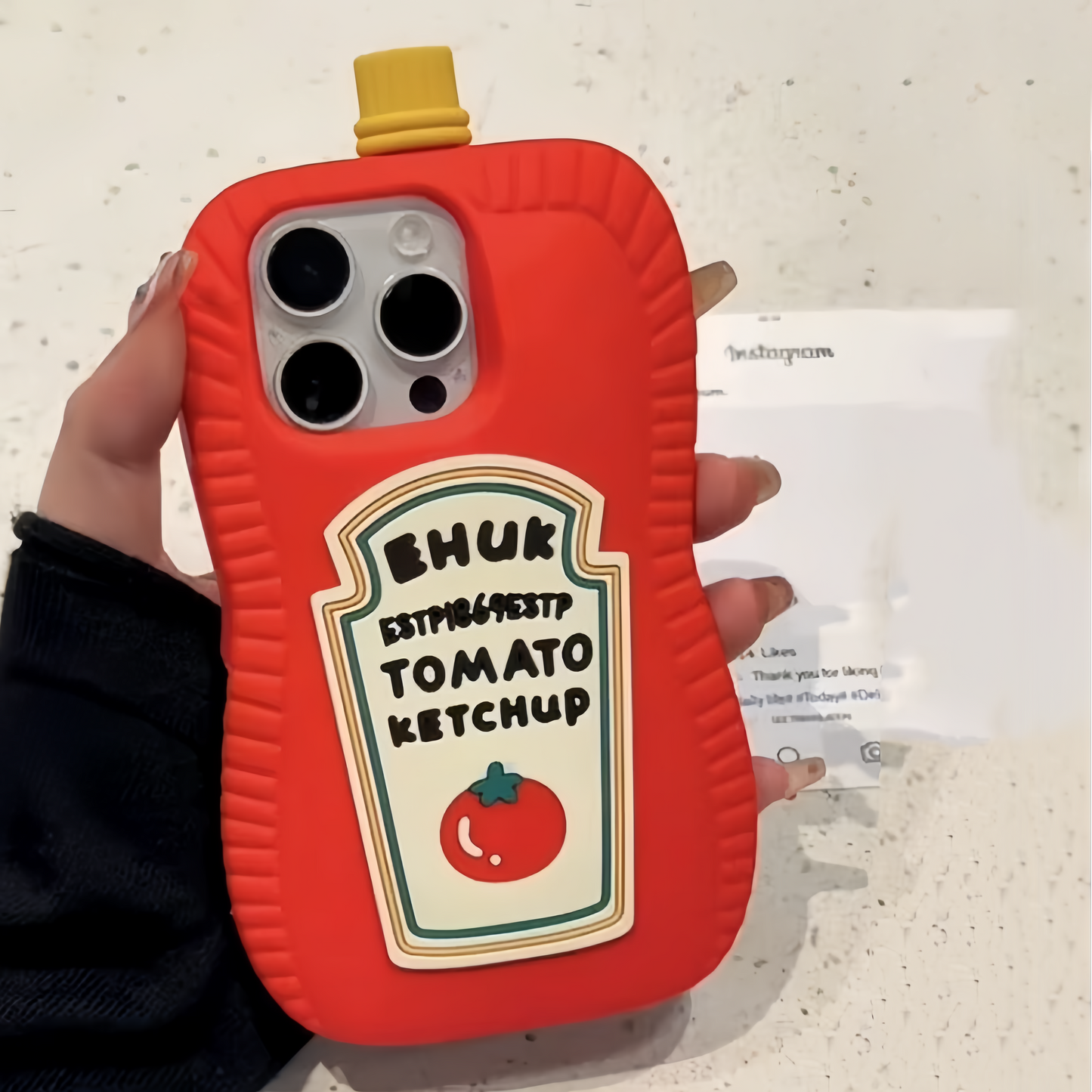 Tomato Bottle Silicone Phone Case