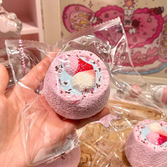 Strawberry Cake Roll Squishy