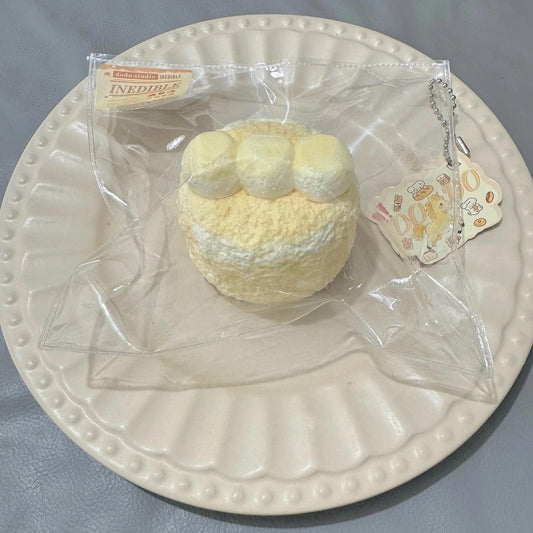 Double-Layer Soy Milk Round Cookie Squishy