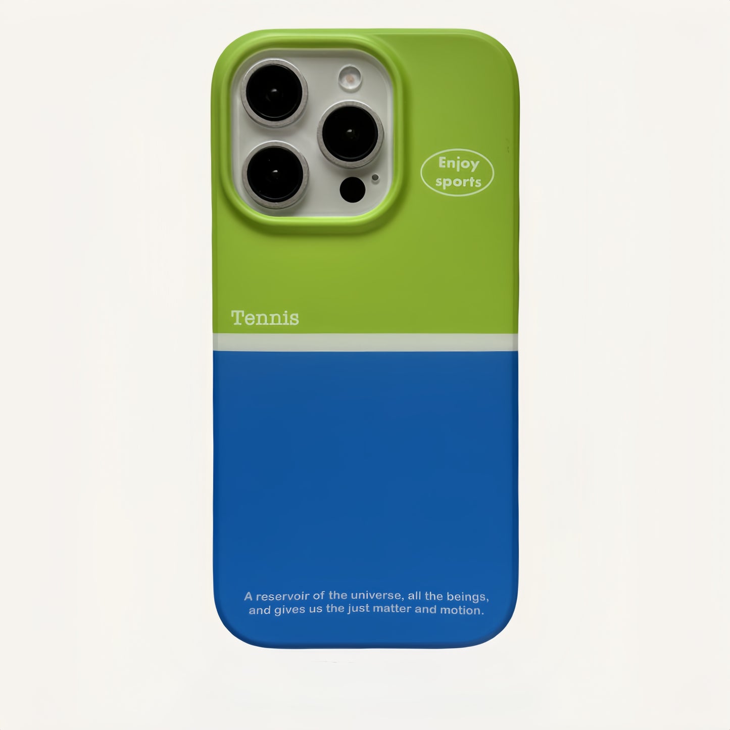 Simple Tennis Court Design Acrylic Phone Case