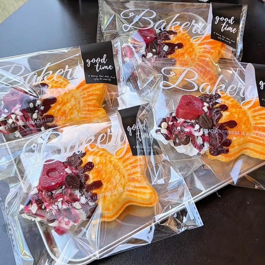 Ice Cream Chocolate Cherry Taiyaki Squishy