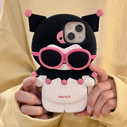 Sweet & Cool Style Bunny Silicone Phone Case